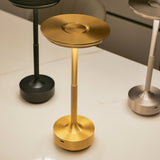 Desk Lamp Brushed Aluminium Rechargeable Touch Dimming