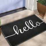 Door Mat Low-Profile Dirt-Trapping Non-Slip Rubber Backing
