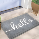 Door Mat Low-Profile Dirt-Trapping Non-Slip Rubber Backing