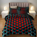 Duvet Cover Set Breathable Microfiber Cosmic Vortex Print
