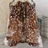 Faux Fur Rug Low-Pile Microfiber Machine Washable