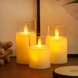 Flameless Candle 3D LED Flame Remote & Timer