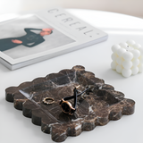 Jewelry Tray Handcrafted Scalloped Marble