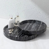Jewelry Tray Round Marble Durable & Easy-to-Clean