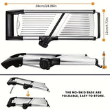 Mandoline Slicer Adjustable Thickness Stainless Steel Blades