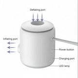 Mini Air Compressor Rechargeable Fast Inflation Multi-Nozzle