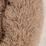 Pet Bed Paw-Shaped Ultra-Soft Plush Non-Slip Base