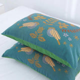 Pillowcase Cotton Gauze Bird & Floral 20 x 30