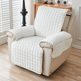 Recliner Cover Quilted Microfiber Non-Slip Side Pocket