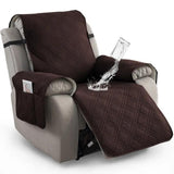 Recliner Slipcover Waterproof Quilted Microfiber Non-Slip Fit