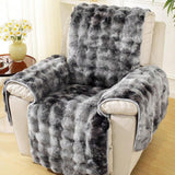 Recliner Sofa Cover Plush Microfiber Non-Slip Set of Four