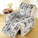 Recliner Sofa Cover Plush Microfiber Non-Slip Set of Four