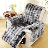 Recliner Sofa Cover Plush Microfiber Non-Slip Set of Four