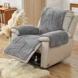 Recliner Sofa Cover Thick Plush Anti-Slip Machine Washable