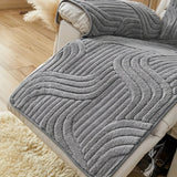 Recliner Sofa Cover Thick Plush Anti-Slip Machine Washable
