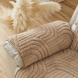 Recliner Sofa Cover Thick Plush Anti-Slip Machine Washable
