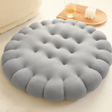 Seat & Back Cushion Plush Biscuit Shape Supportive Foam
