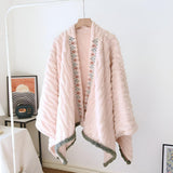 Shawl Wrap Embroidered Microfiber Ultra Soft Machine Washable