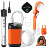 Shower Pump Handheld Pressure-Boosting Rechargeable 6000mAh