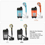 Shower Pump Handheld Pressure-Boosting Rechargeable 6000mAh