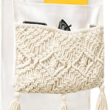 Sofa Caddy Handmade Boho Four-Pocket Non-Slip