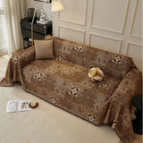 Sofa Cover Bohemian Geometric Thick Chenille Machine Washable