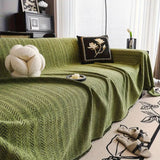 Sofa Cover Chenille Herringbone Pet-Friendly Non-Slip