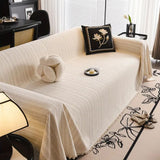 Sofa Cover Chenille Herringbone Pet-Friendly Non-Slip