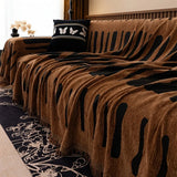 Sofa Cover Chenille Microfiber Blend Tribal Pattern Machine Washable