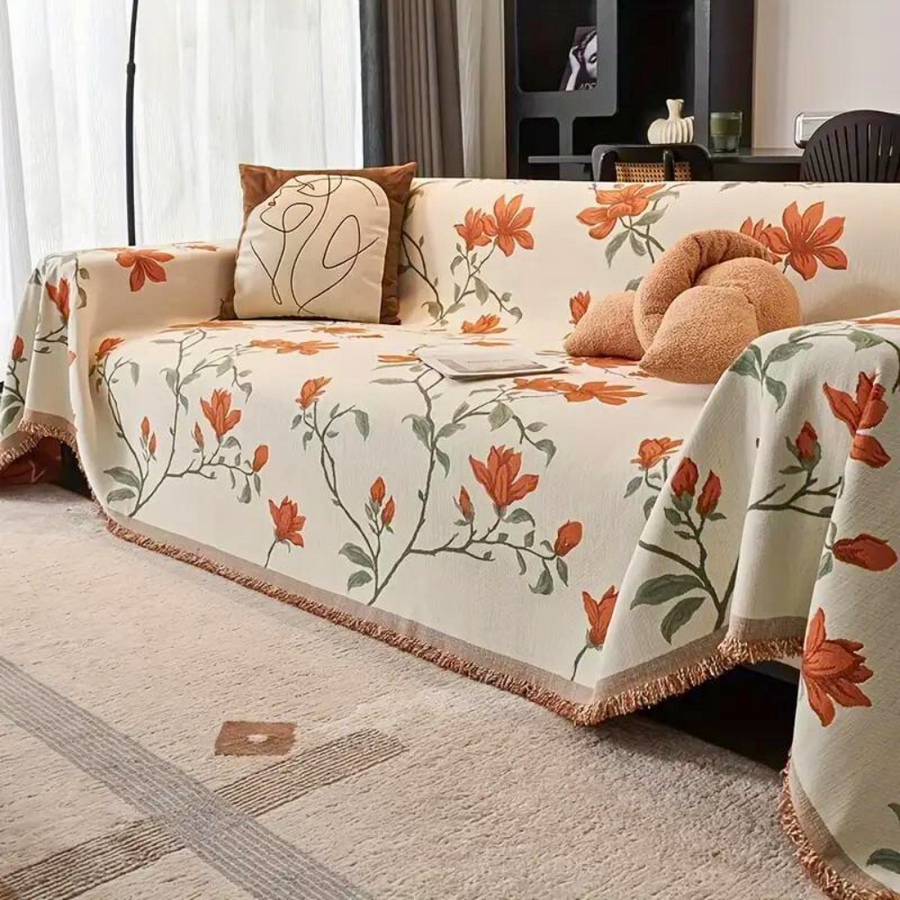 Sofa Cover Chenille Polyester Pet Scratch-Resistant Machine Washable
