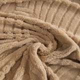 Sofa Cover Herringbone Fleece Cotton Blend Machine Washable