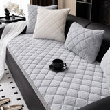 Sofa Cover Microfiber Diamond-Stitched Non-Slip Backing
