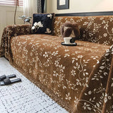 Sofa Cover Microfiber Non-Slip Tassel Edges