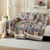 Sofa Cover Reversible Chenille Tassel Trim