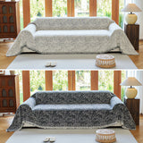 Sofa Cover Reversible Cotton Microfiber Pet-Friendly & Non-Slip
