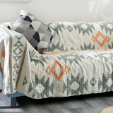 Sofa Cover Reversible Geometric 100% Cotton