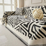 Sofa Cover Soft Chenille Reversible Triangle Machine Washable