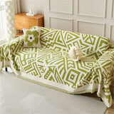 Sofa Cover Soft Chenille Reversible Triangle Machine Washable