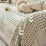 Sofa Cover Thick Chenille Snowflake Design Machine Washable