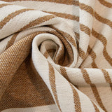 Sofa Cover Wavy Stripe Chenille Reversible