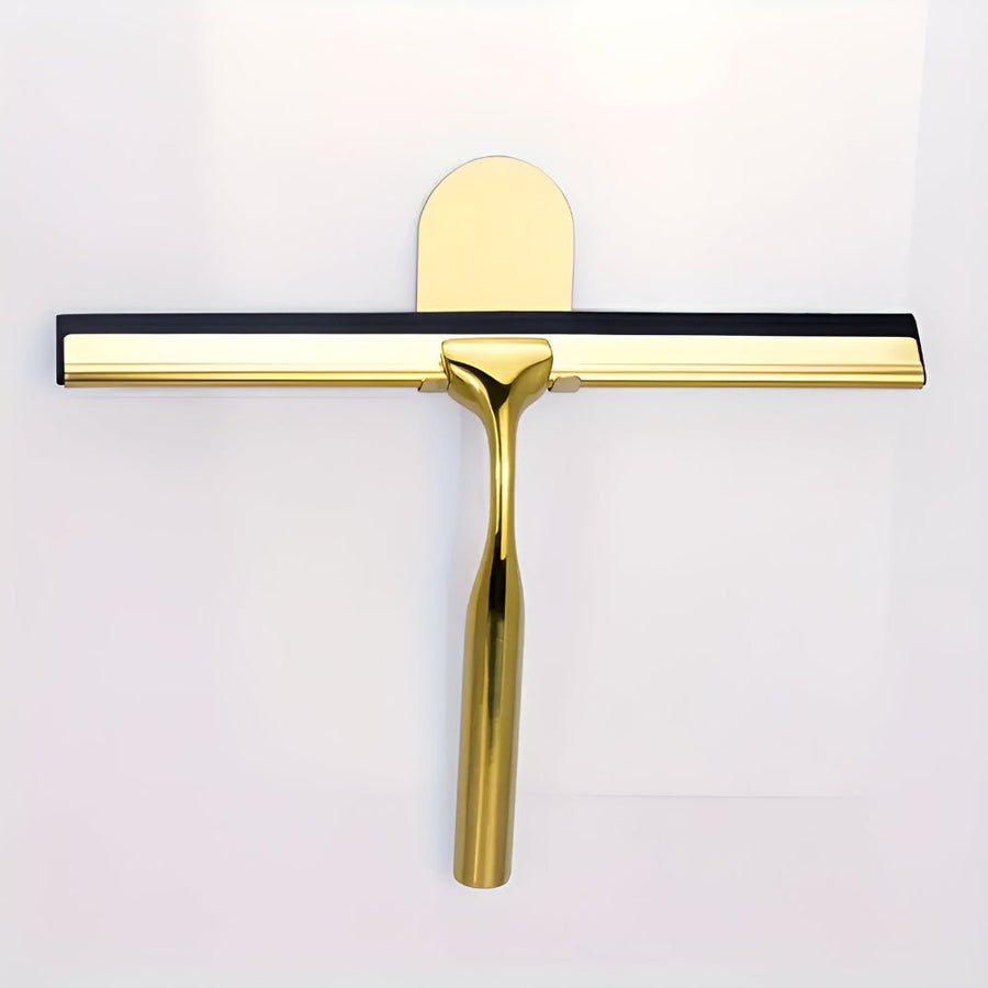 Squeegee Stainless Steel Gold Finish Non-Slip Handle