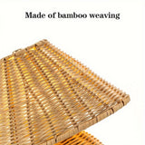 Table Lamp Rattan Shade Bamboo Base