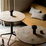 Table Lamp Slim Column Energy-Efficient LED Bulb Included