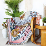 Tapestry Blanket Sun Tarot Soft Microfiber 51 x 63
