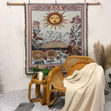 Tapestry Blanket Sun Tarot Soft Microfiber 51 x 63