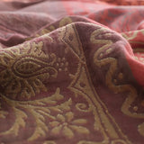Throw Blanket 100% Cotton Oversized Mandala Fringe