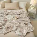 Throw Blanket All-Season 100 Percent Cotton Hypoallergenic