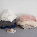 Throw Blanket Half-Velvet Microfiber Pilling-Resistant