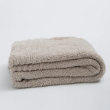 Throw Blanket Half-Velvet Microfiber Pilling-Resistant