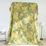 Throw Blanket Mulberry Tree Print 100% Cotton